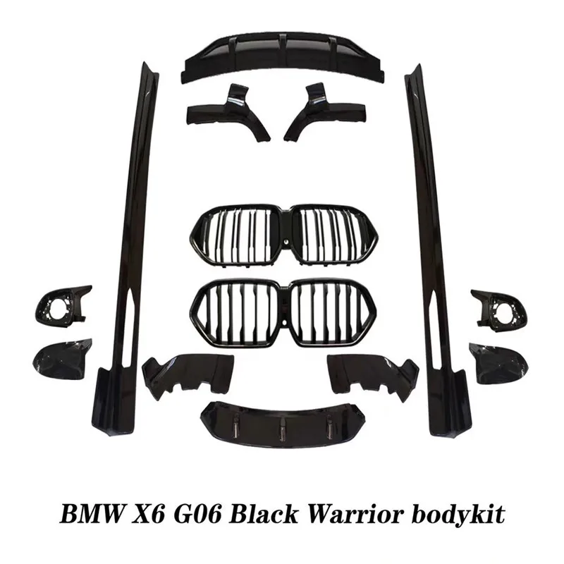 

Suitable for small surround Darth Vader kit BMW X6 new G06 tail mid-net side skirt modification