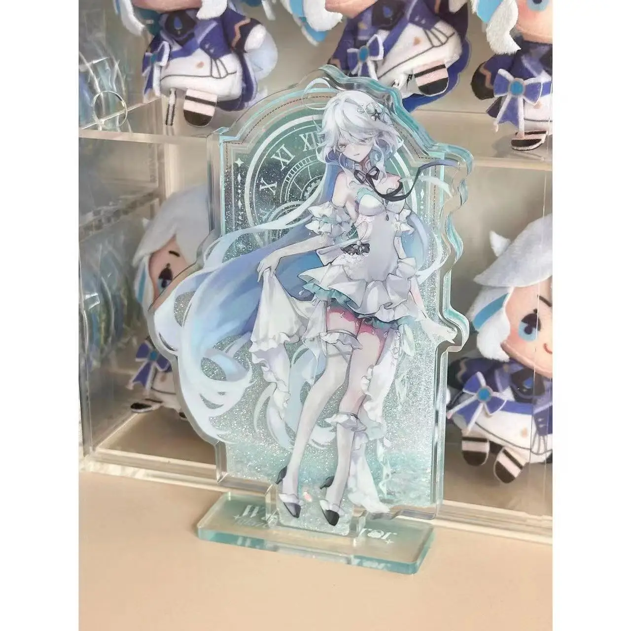 

15cm Genshin Impact Fantasy Figurines Acrylic Standing Plate Furina High Aesthetic Desktop Ornaments Creative Gift for Friend