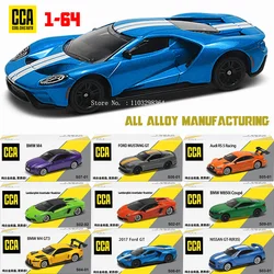 CCA 1:64 2017 Ford GT Exquisite hanging model classic car static car model alloy die-casting car model collection gift toy