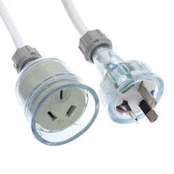 Australia Male To Female Extension Cable 10A AU SAA Rewireable Plug To Socket AC Power Cord 3G1.0mm Wire Line