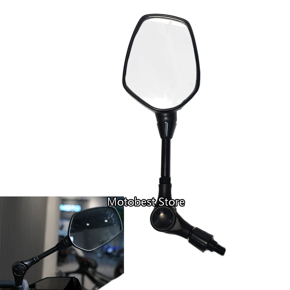 دراجة نارية مرآة الرؤية الخلفية زاوية للطي عكس المرايا الجانبية ل CFMOTO 450MT CF400-8/8A 450 MT مرآة الرؤية الخلفية الجمعية #6