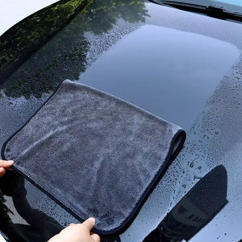 TILONDEX  Double Sided Chenille Car Wash Mitts Microfiber Drying Towel Lint Free Scratch Resistant Auto Wash Kit view 6