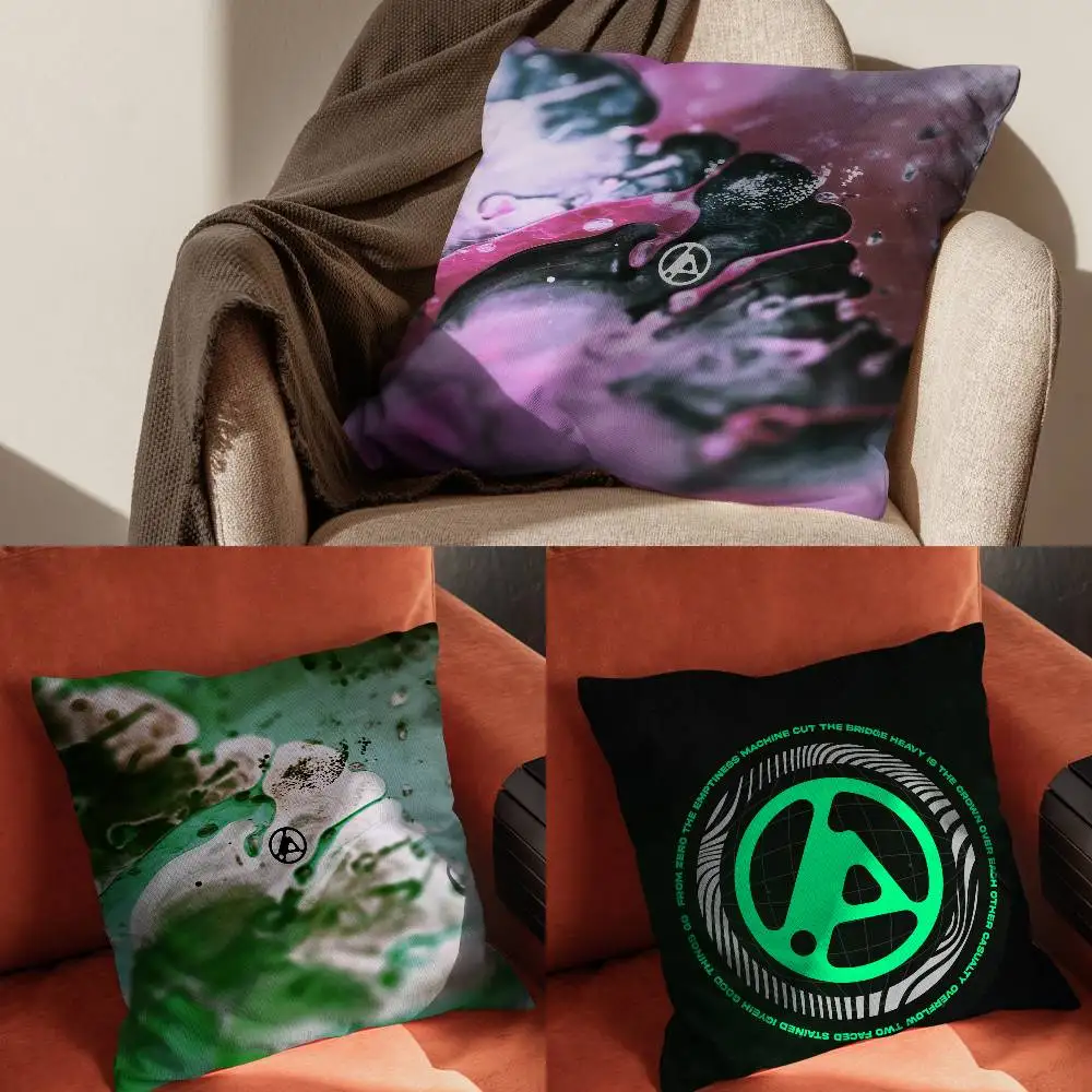 

Band L-Linkin P-Park From ZeroPillowcase For Car Pillows 60x60 Cushions Luxury Double Sided Cover Home And Decoration Sofa 30x30