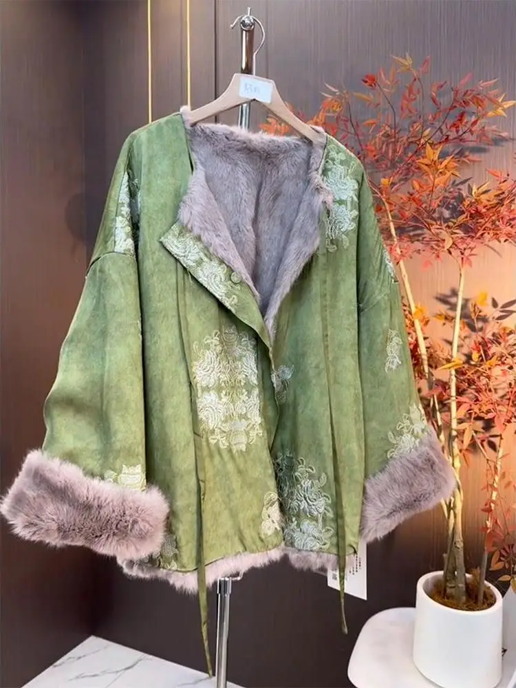 thiened-chinois-sle-femmes-jaet-2025-automne-v-ne-long-sve-brode-fourrure-gilet-haut-de-gamme-sensation-vetements-d'exterieur-d'hiver