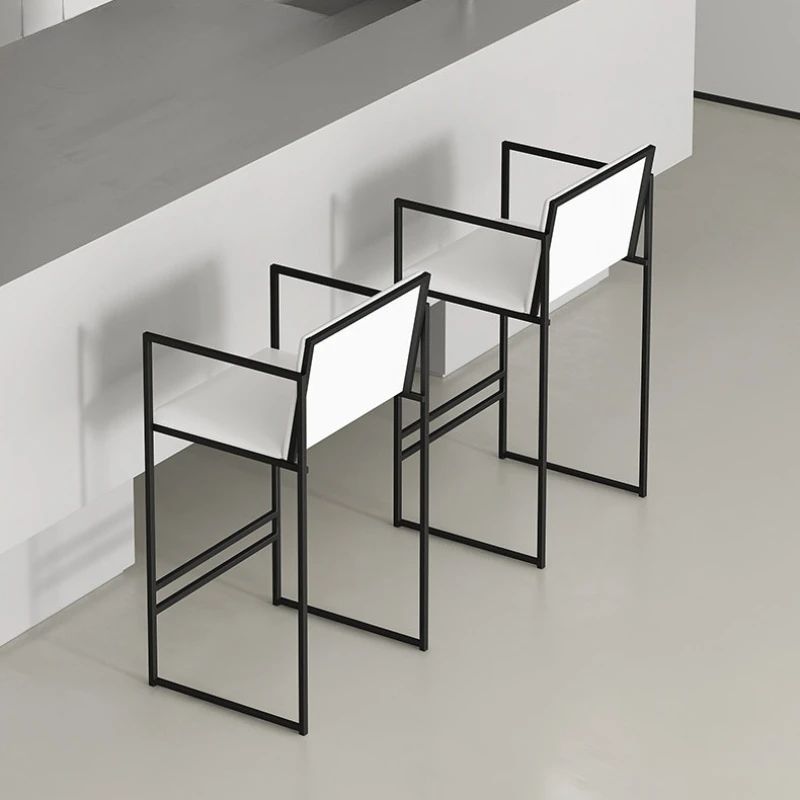 

Sleek Minimalist Backless Bar Chairs Contemporary Home Kitchen Island Seating Designer High Back Counter Furniture