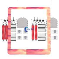 24-Hour Delivery 2X For Xiaomi Roborock Q7 Max Q7 Max+ T8 Robot Vacuum Spare Parts Main Side Brush Hepa Filter Mop Rag Dust Bag