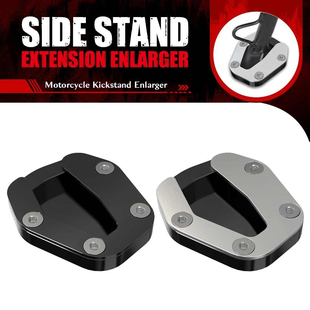 

Motorcycle Kickstand Extender Foot Side Stand Extension Pad Plate FOR Moto Guzzi V100 Mandello 2023 2024 V 100 Mandello S Parts