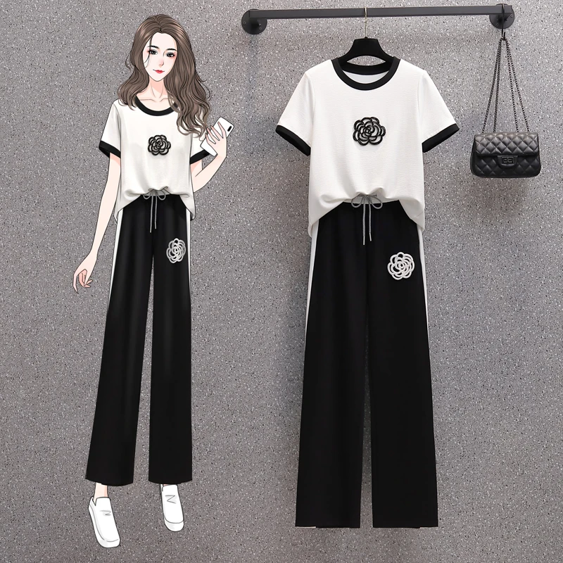 Summer clothes for Women 2 piece set Women 2022 New Fashion two piece sports suit Female loose thin short sleeved casual clothes