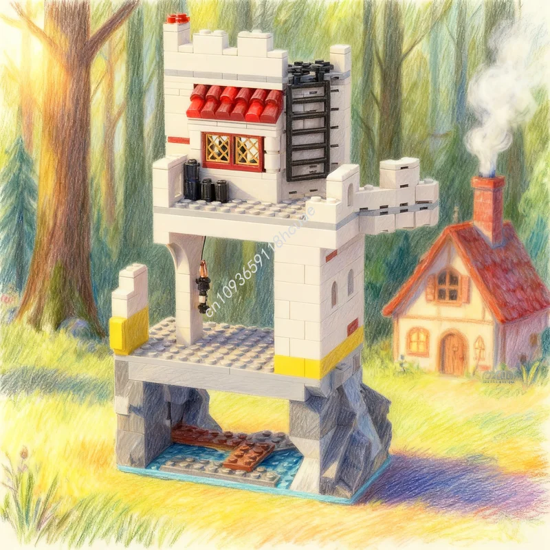 

370pcs MOC Icons Eldorado Fortress Circlest Mod Model Building Blocks Architecture Christmas Gifts Toy Creative Idea Education