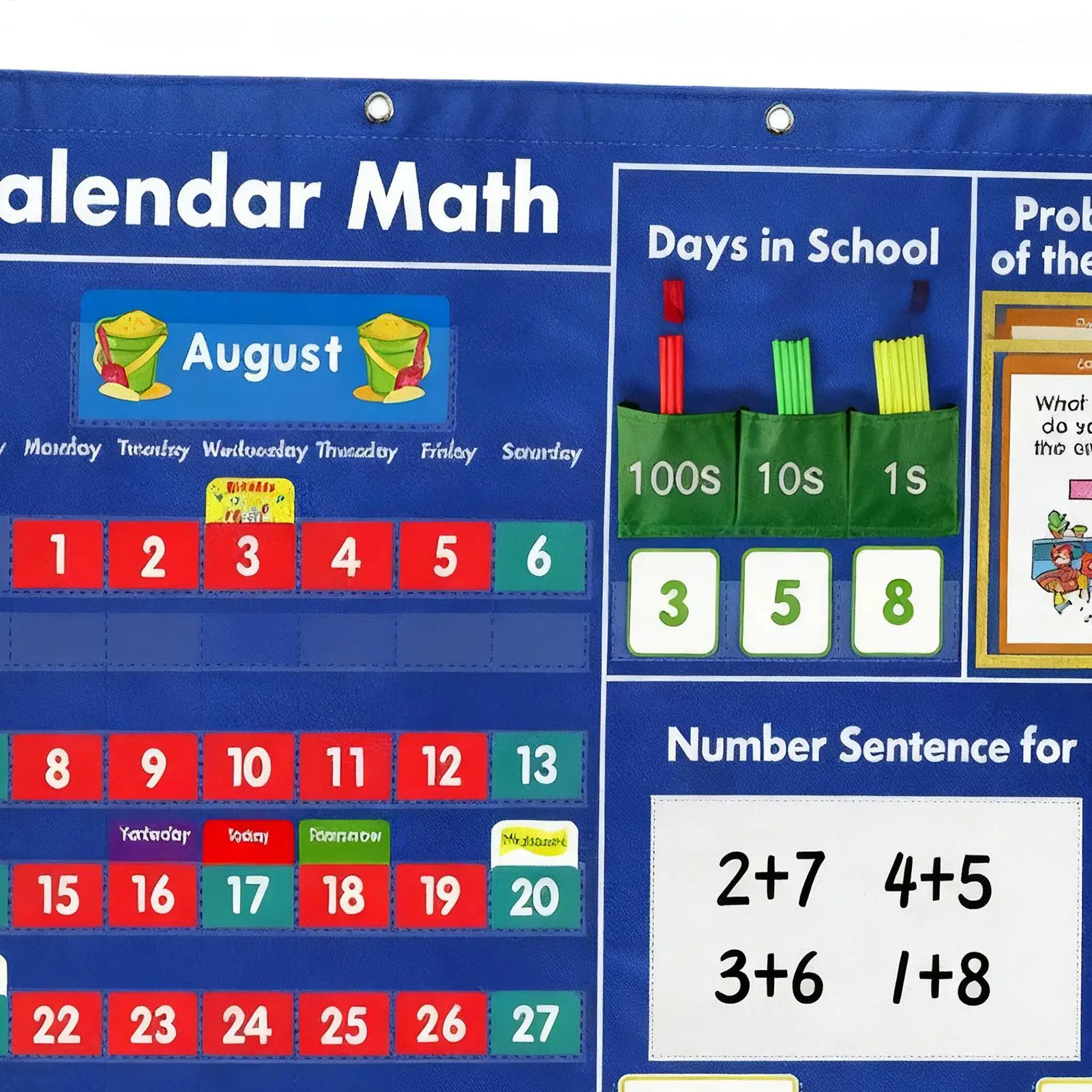 

Pocket Charts Modular Aid Activities Teacher Pocket Chart For Kids Boy Teacher Parent Holiday Classroom Home Pre-school