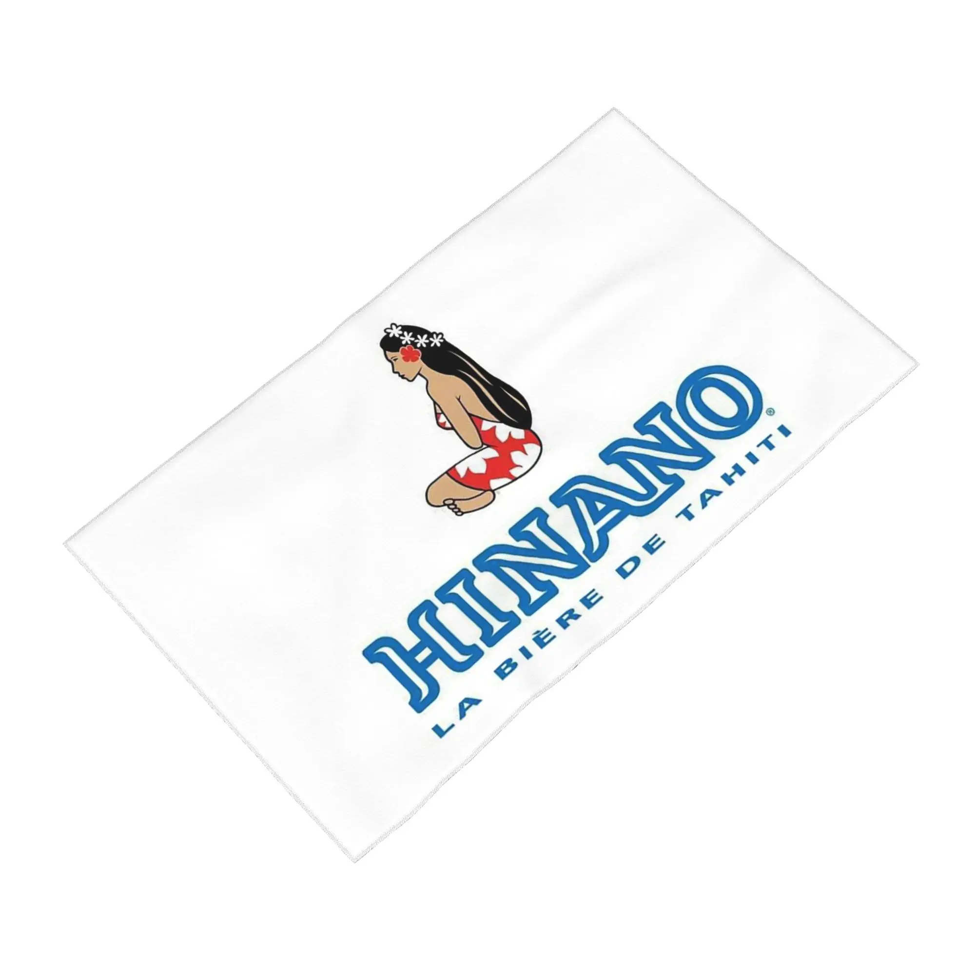 Toalla Facial Suave Personalizada Hinano Tahiti, Toallas de Algodón Absorbentes de Secado Rápido para Piscina y Baño