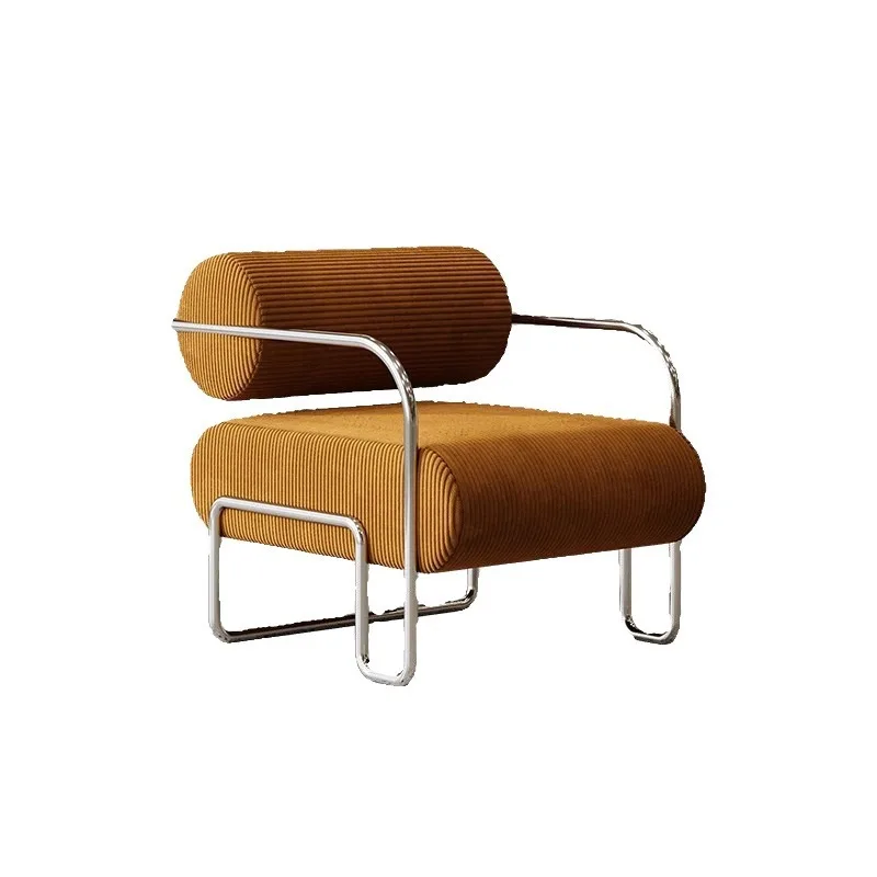 

Sofa Leisure Antique Stainless Steel Single Sofa Balcony Leisure Single