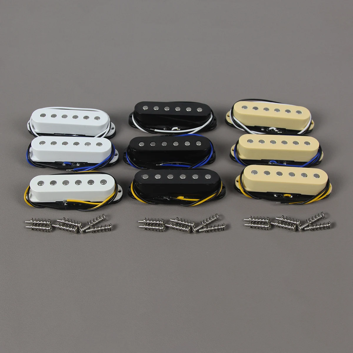 FLEOR 1PCS Flat Top Single Coil Pickup Alnico 5 ST Gitarre Pickup Hals/Mitte/Brücken Position Wählen – Detail 3