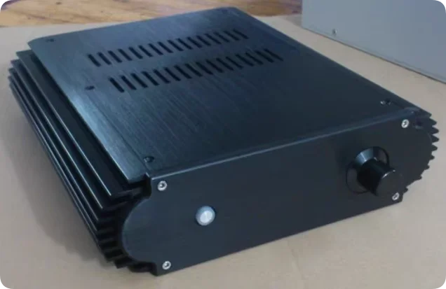 

QF2/ All aluminum amplifier chassis /headphone amplifier/ Power amplifier chassis / AMP Enclosure DIY box (284 *80 *308mm)