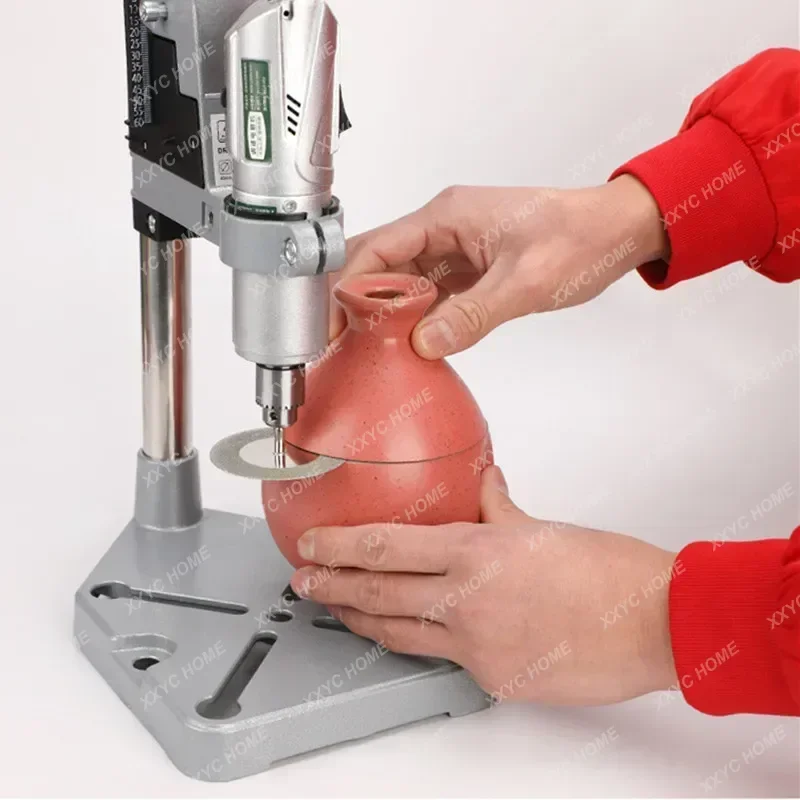 Wine Bottle Cutting Tool Electric Grinder Multi-Functional Household Ceramic Glass Flower Pot Hollow Small Punching Machine