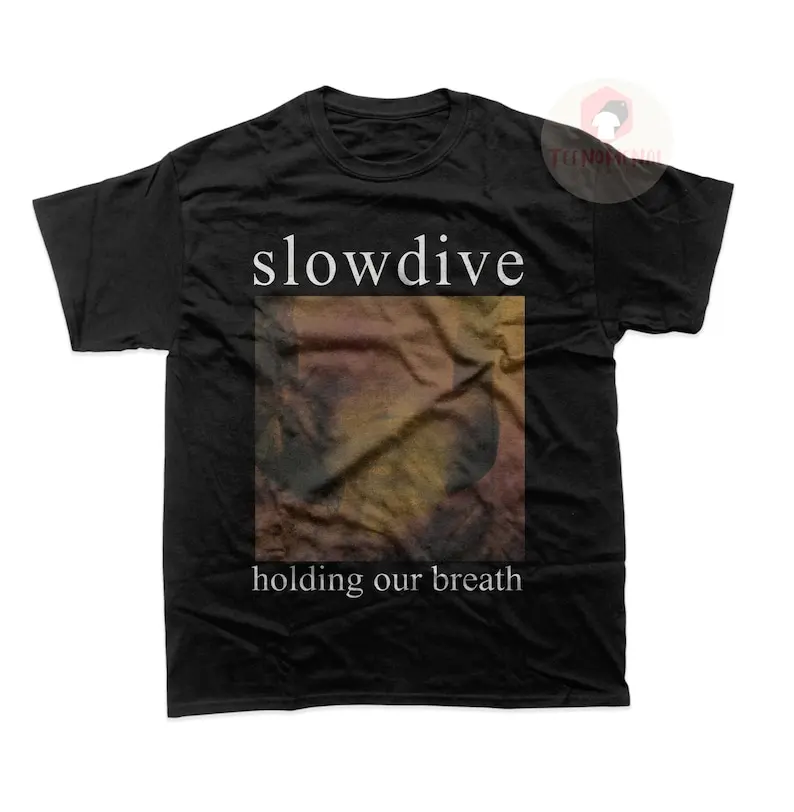 Slowdive Unisex TShirt  Holding Our Breath Album Tee  Music Band Graphic Shirt  Printed Music Merch For Gift