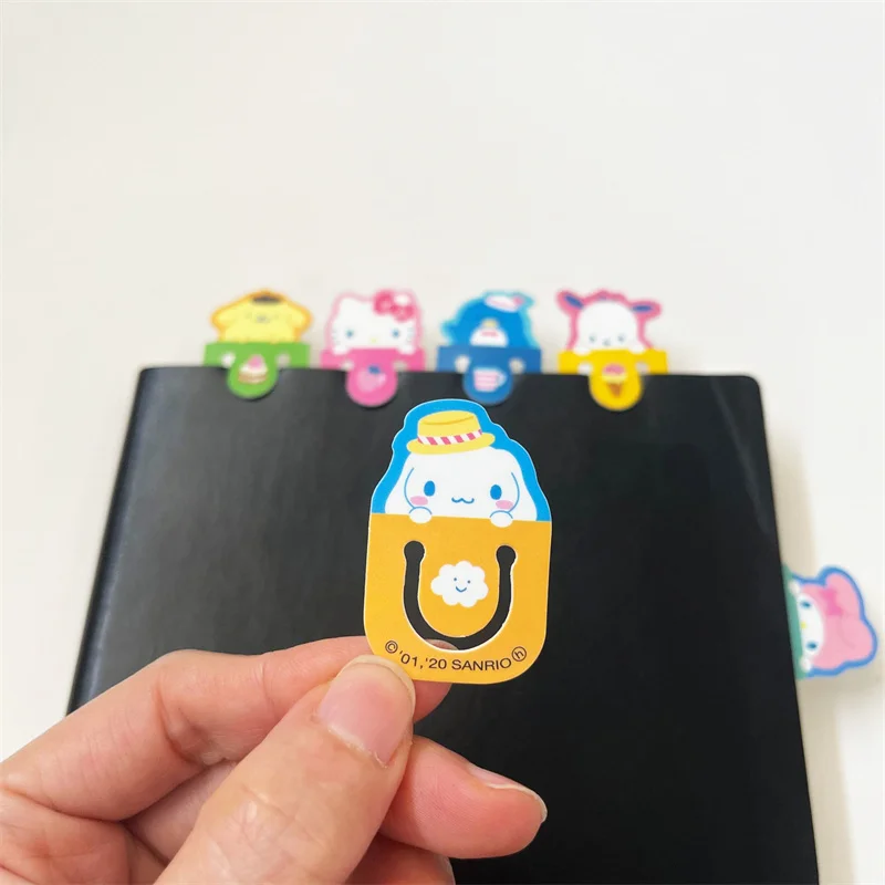 Imagem -04 - Lot Sanrio Kawaii Animal Bookmark Cute Book Mark For Books School Office Supplies Stationery Gift 100 Pcs