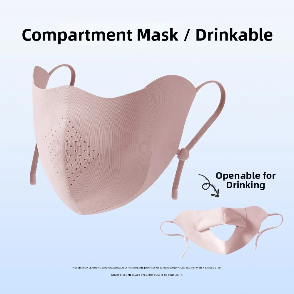 New Lightweight UV Protection Face Mask Breathable Washable Face Covering Mask UV Blocking Cooling Mask for Outdoor Activities
