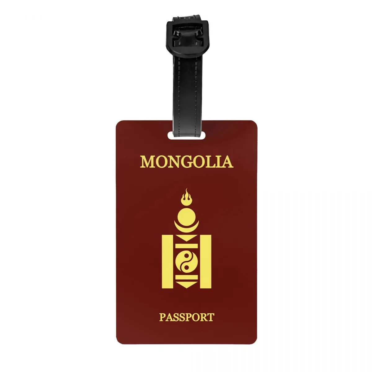 

Багажная бирка для паспорта Монголии, дорожная сумка, чемодан, конфиденциальная обложка, идентификационная этикетка