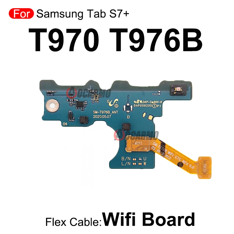 Wifi Small Board Connected Module Flex Cable For Samsung Galaxy Tab S6 S7 FE S7+ SM- T730 T735C T736B T860 T865 T970 T976B