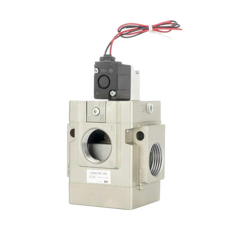 Air-Operated Solenoid Valve VG342-5G-10A Pilot Type Solenoid Electric Valve 24V Two-Position Three-Way Vacuum