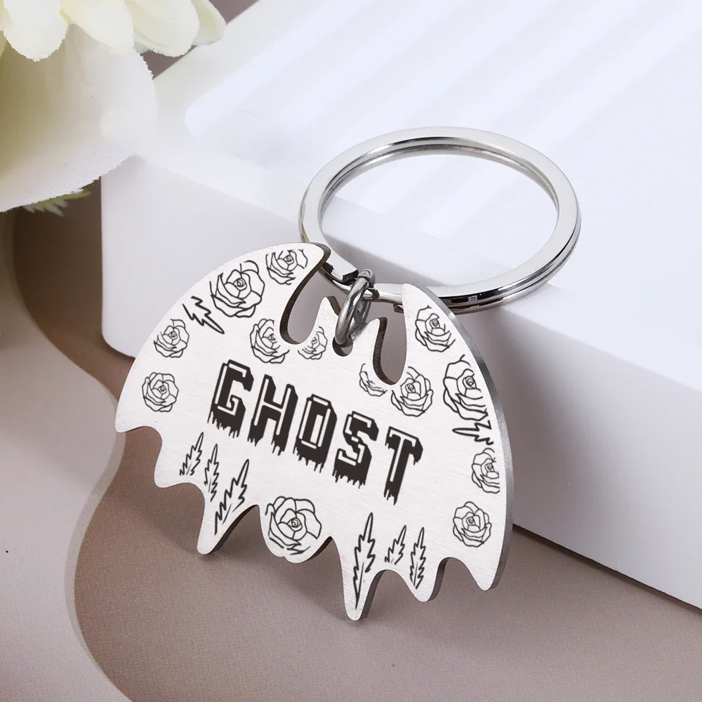 Personalized Pet ID Tag Halloween Bat Dog Cat ID Tag Anti-lost Collar Custom Engraving Name Number Dog Cat Tag Accessories