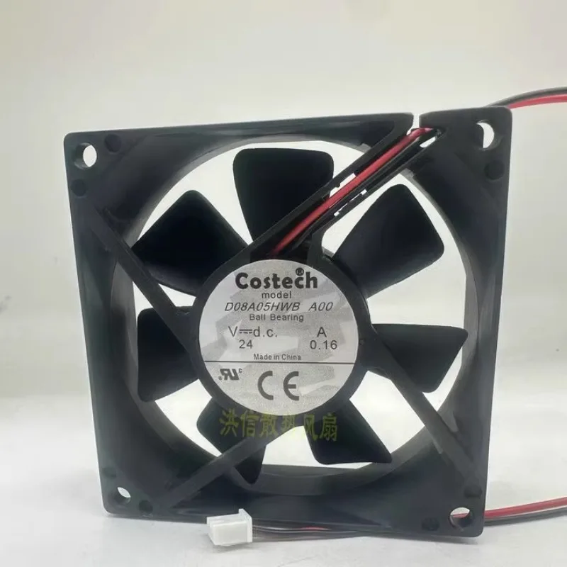 

Новый вентилятор охлаждения для Costech D08A05HWB A00 DC24V 0.16A преобразователь частоты охлаждающий вентилятор 8025 80*80*25 мм