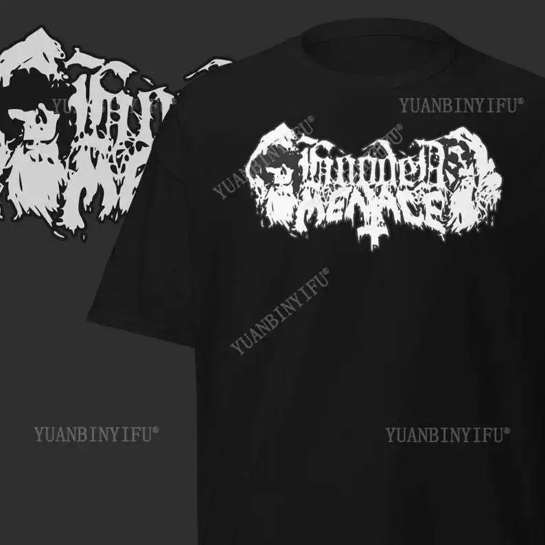 

Футболка с капюшоном Menace Band Doom Metal Merch Heavy Metal Одежда Подарки для Metalheads Круглый вырез Рубашка из чистого хлопка с короткими рукавами