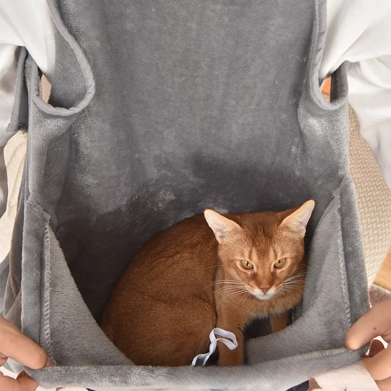 Cat Sleeping Bag Apron Portable Pet Bag Cat Kennel When Going Out Household Cleaning Tools Accessories Merchandises Home Garden