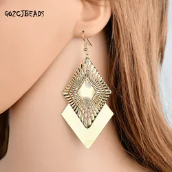 Trendy Leaves 2022 Earings Bohemia Metal Tassel Earrings Long Earring Women Irregular Sexy Girls Jewelry Fashion Punk