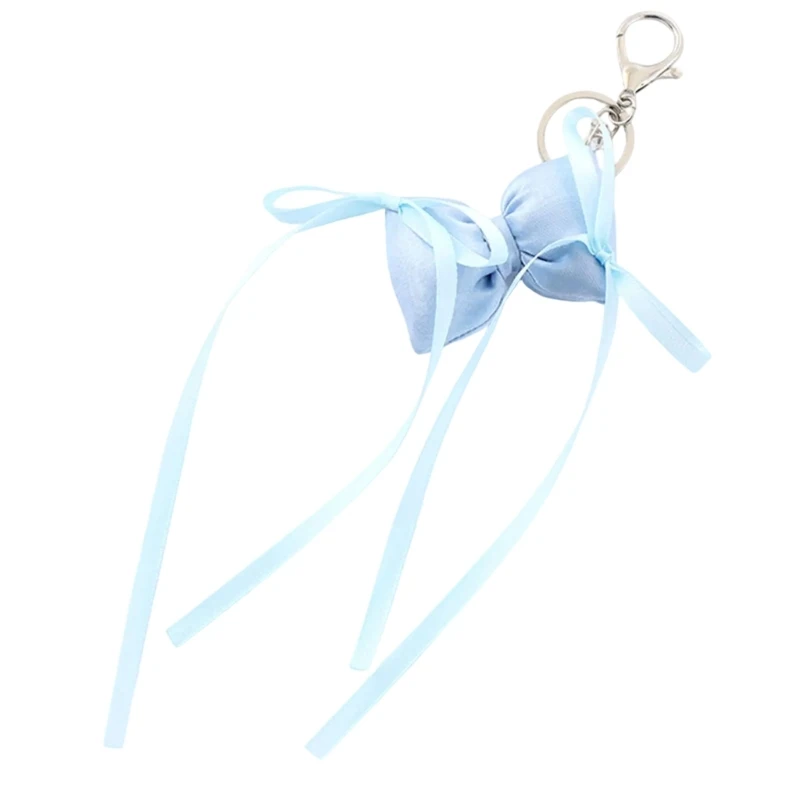 

E8FB Ribbon Bows Bag Ornament Phone Charm Bags Pendant for Adding a Unique Fashion to Your Everyday and Party Outfits