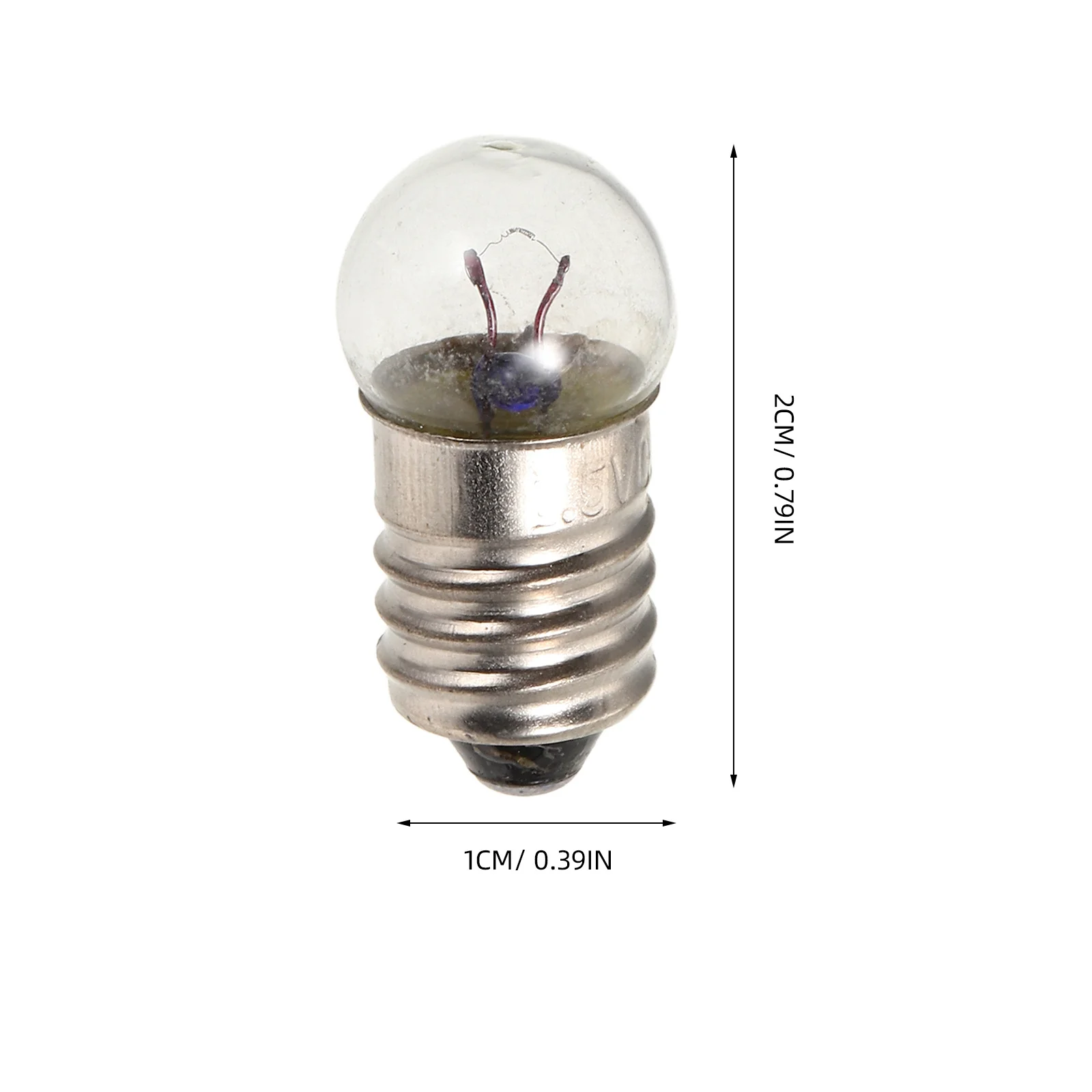 12 szt. Miniaturowych żarówek na śrubkowym uchwycie do eksperymentów z fizyki elektrycznej, małe diody LED do wymiany w latarkach i obwodach.