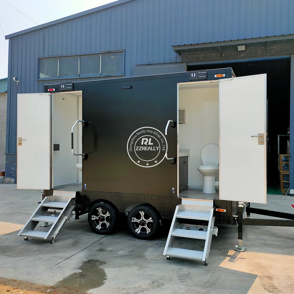 

Portable Restroom Trailers Mobile Toilet Trailer Shower Room with Toilet Restroom Trailer Bathroom Trailer for Sale