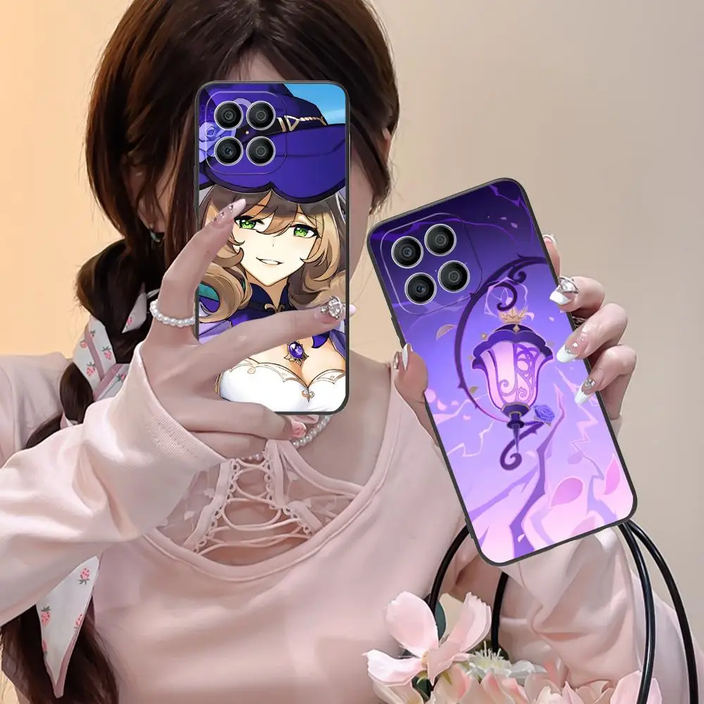 

Game GI Lisa Mobile Phone Case for Honor 90 80 70 60 50 30 20 10 9 8 7 Pro S SE Lite 5G Colorful Printing Cover Cellphones Cover