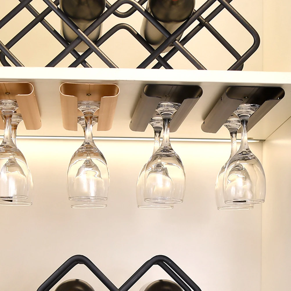 

Glass Rack Goblet Stand Stemware Holder Cup Shelf Aluminum Alloy Drinking Glasses Storage Organizer