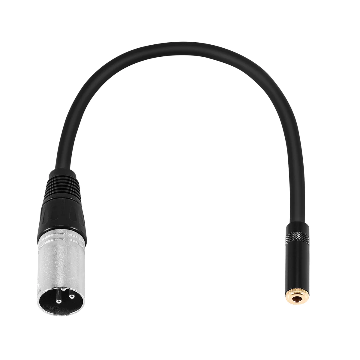 0.3M Wire 3 Pin Xlr Male to 3.5Mm Female Audio Connector Stereo Microphone Adapter