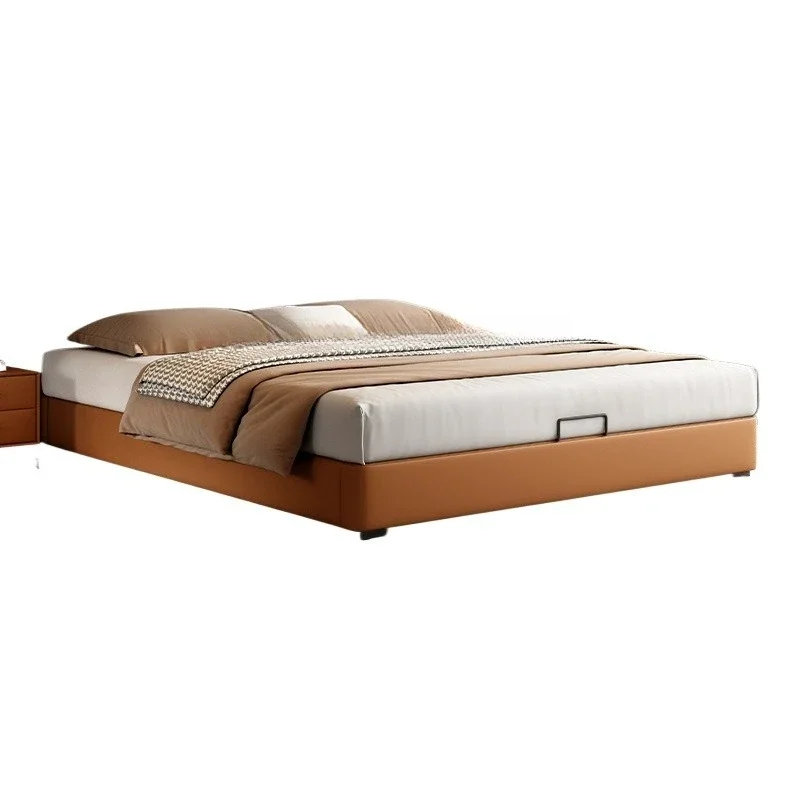 

High box storage bed Miqi edge double bed