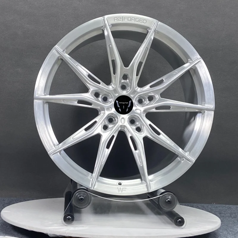 

Factory Price High Load Strong Custom Light Weight Rims 18 19 20 21 22 Inch Brushed Sliver Aluminum Forged Wheels