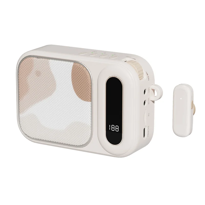 M09K Wireless Portable Lavalier Amplifier High Sound Quality Charging Microphone Guide Microphone Audio Teacher Special