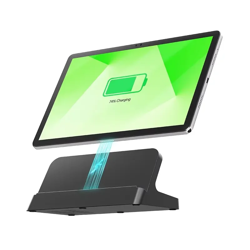 BOLRZO 11-Inch Front NFC Restaurant Desktop Order Tablet with Charging Dock NFC Support Android Tablet Desktop Hotel Room