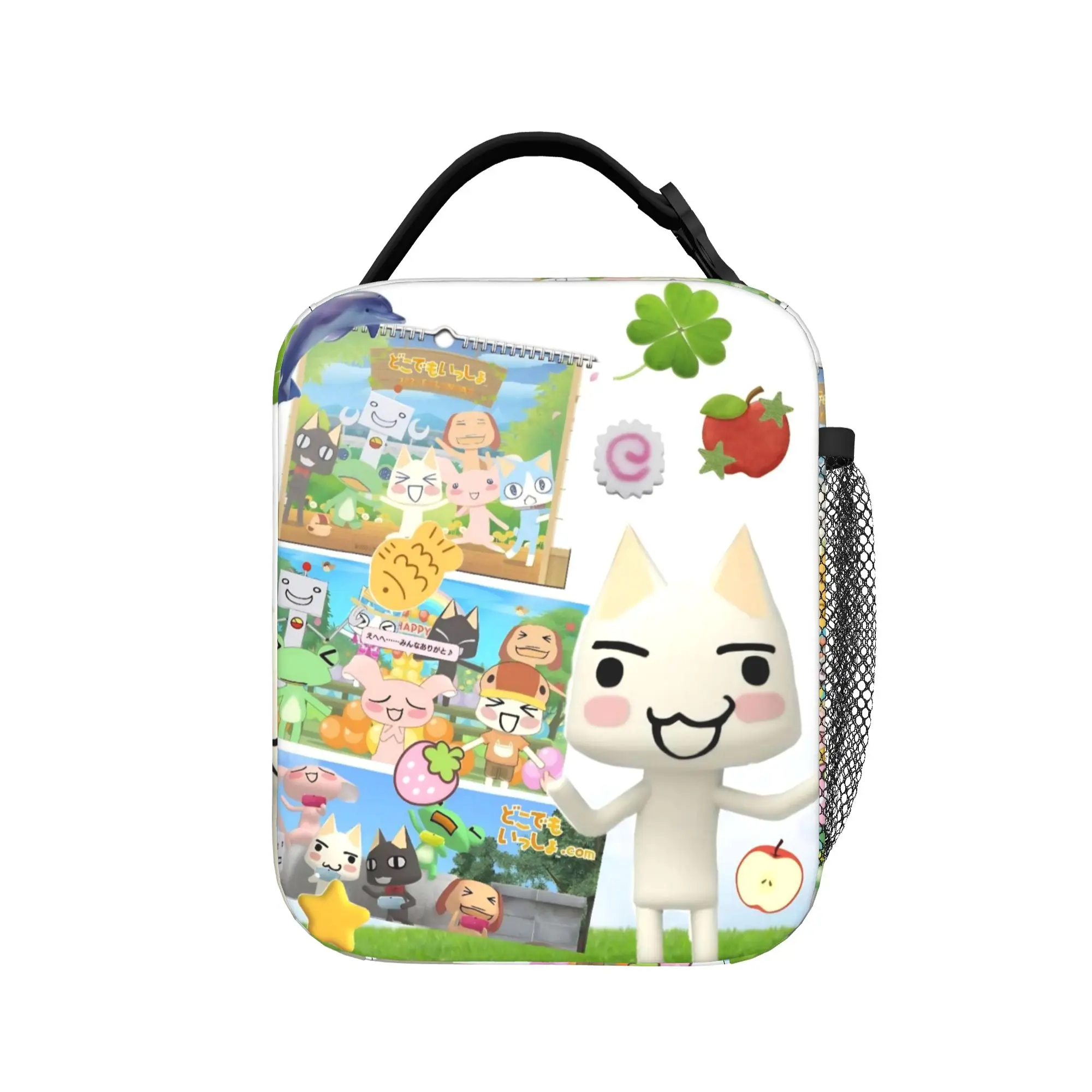Toro Inoue Cat Insulated Lunch Bags Portable Cute Cartoon Reusable Cooler Bag Tote Lunch Box Office  Outdoor Men Women