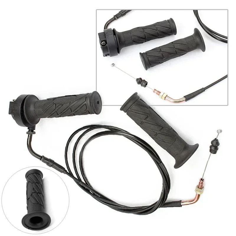 

Carhome 1 Pair ATV Throttle Cable Replacement Hand Grip Tool - Practical Spare Part
