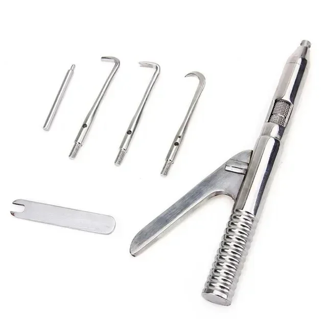 Dental Crown Remover Tool Stainless Steel Dental Automatic /Manual Removing Crown Tool Dentistry Cleaning Filling Teeth Tool