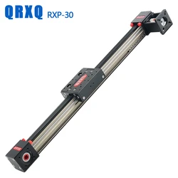 QRXQ Rxp30 Linear Stage Belt Drive Actuator with Nema 23 Stepper Motor for CNC Machine, Linear Rail Guide System
