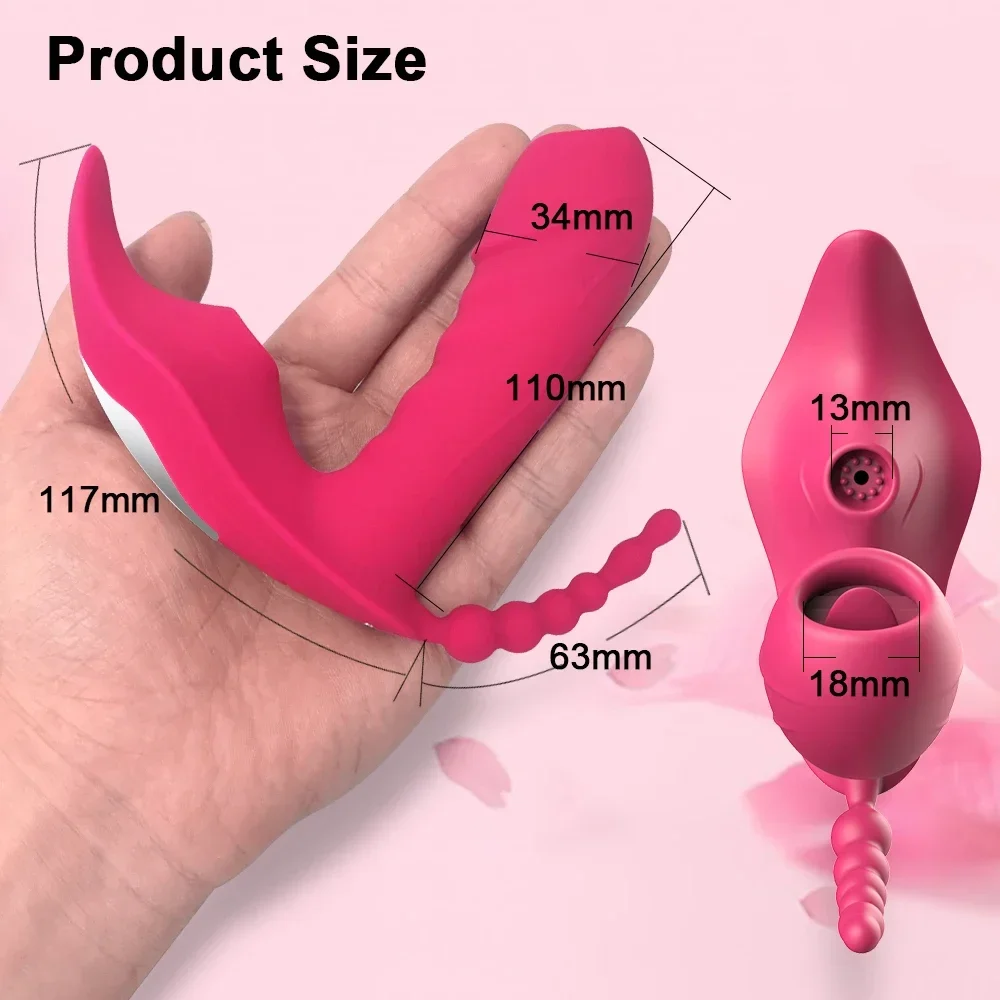 Consolador vibrador 3 en 1 con Bluetooth para mujer, masturbador femenino, estimulador de succión de clítoris y Vagina al vacío, juguetes sexuales para parejas adultas 18