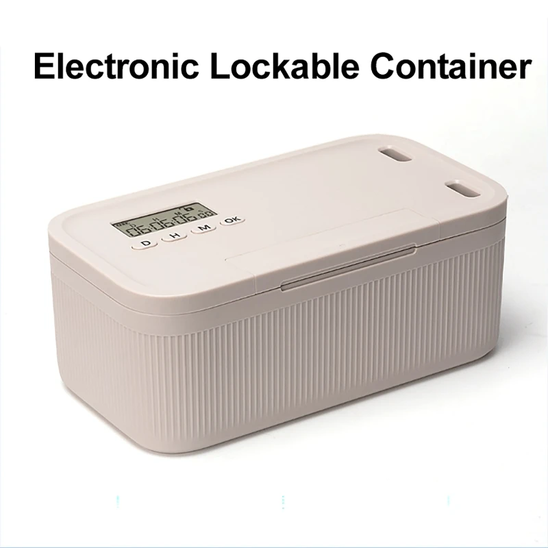 Timer Lock Boxes Electronic Lockable Container Multi Function Phones Cigarettes Personal Items Files Items Safe Storage