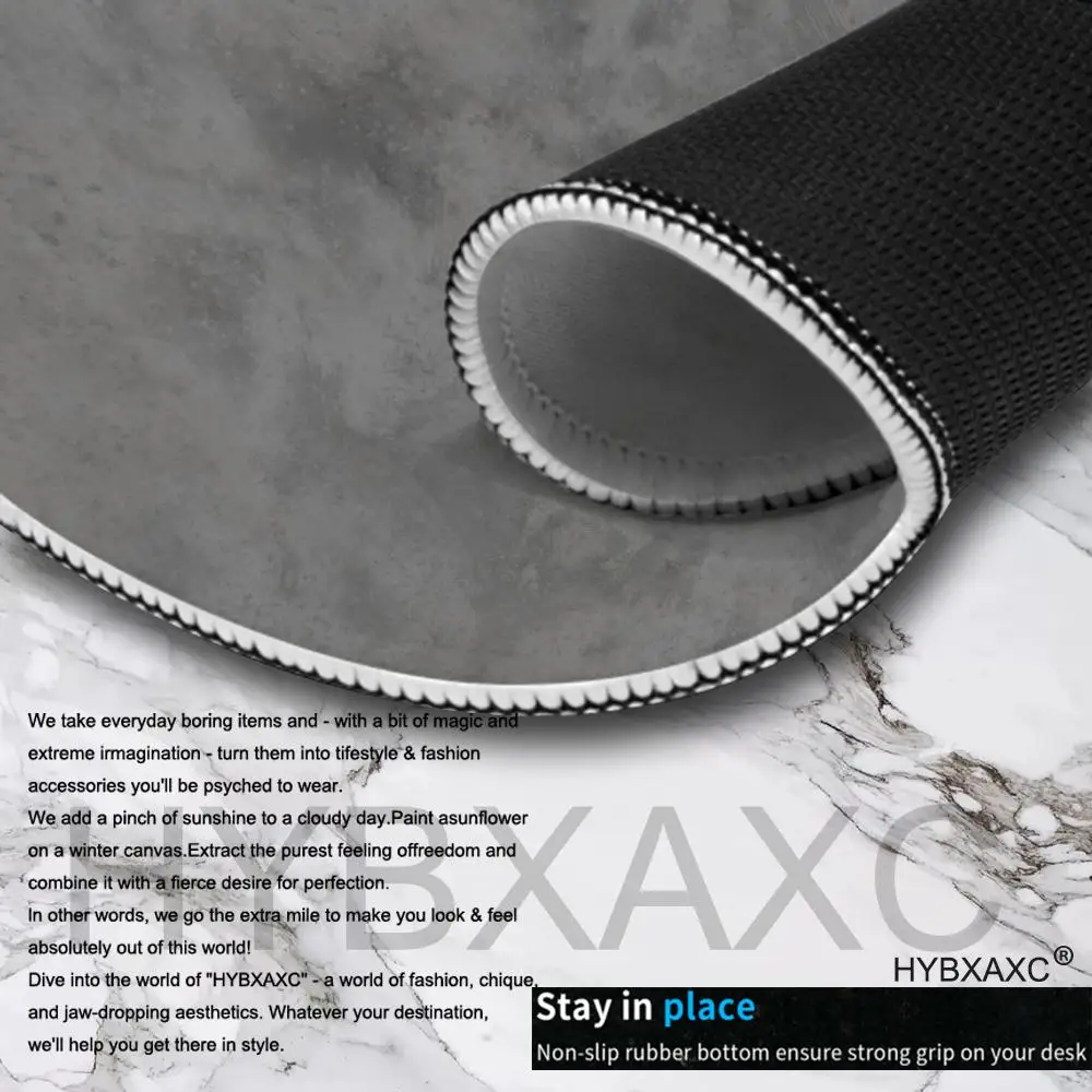 Mouse Pad 500x500 Gray Texture Mouse Mat Waterproof Setup Gaming Accessories Control Type Mousepad Gamer Rug Small Mousepad