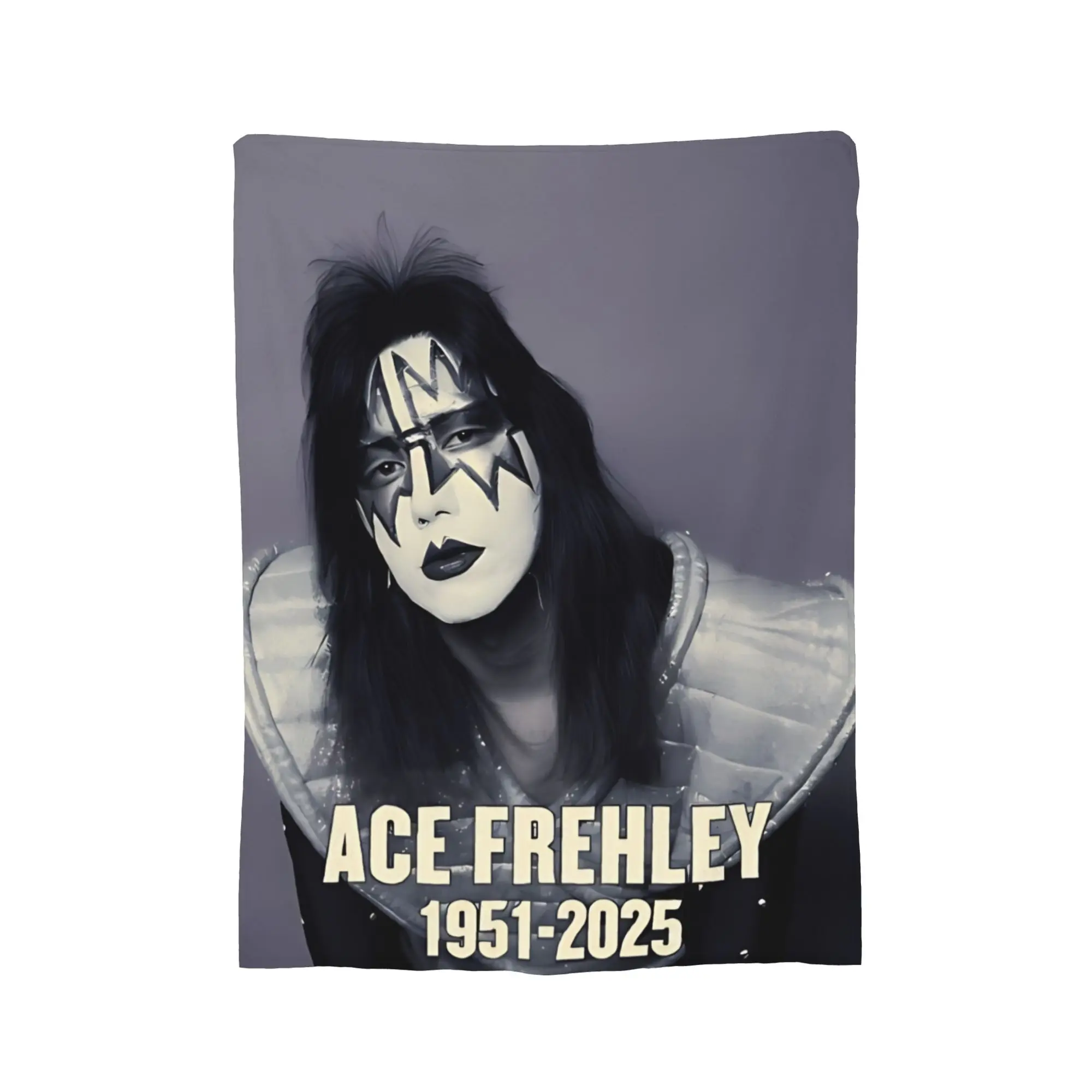 مريحة مزق الآس فريلي رائد فضاء بطانية اكسسوارات السرير قبلة الفرقة موسيقى الروك رمي البطانيات سوبر لينة المرجان الصوف أفخم