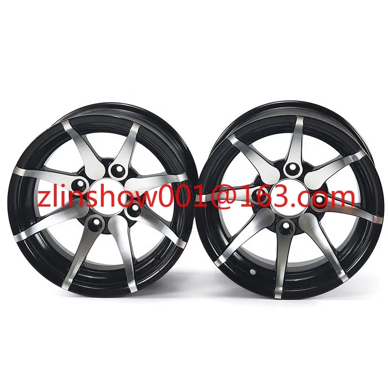 Передние и задние легкосплавные диски 12-дюймовые шины Ступица Kart Алюминиевые колеса Ступица 25x8-12 25X10-12