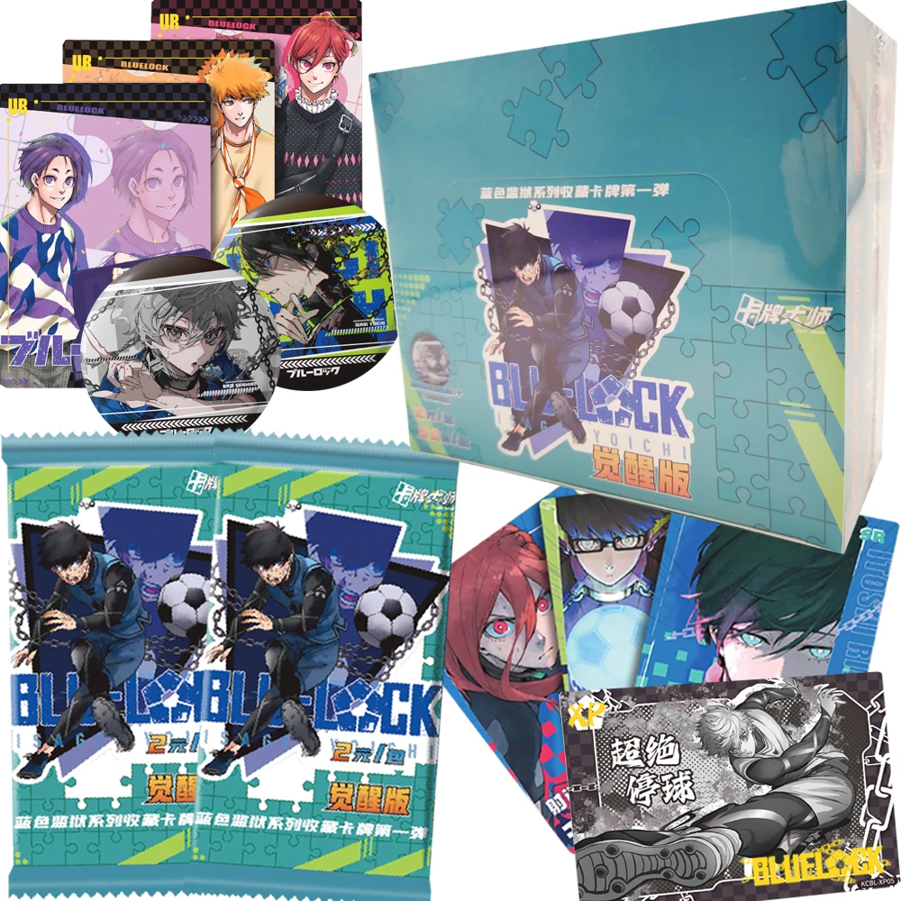 

Blue Lock Collection Cards Rare Limited Edition Anime Characters Hot Blooded Competition Trading Cards Boys Girls Christmas Gift